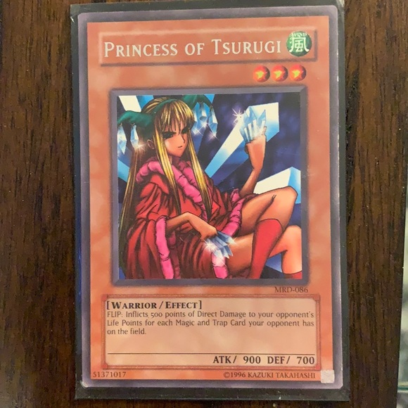 Vintage yugioh card princess of Tsurugi - Picture 2 of 4